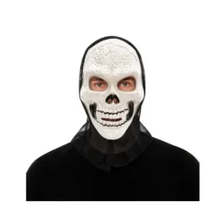 Máscara Skull Blanca Tela