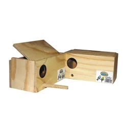 Nido De Madera Pájaro Periquito 20x10x11cm