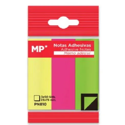 Notas Adhesivas 25x75mm 3x50Hojas