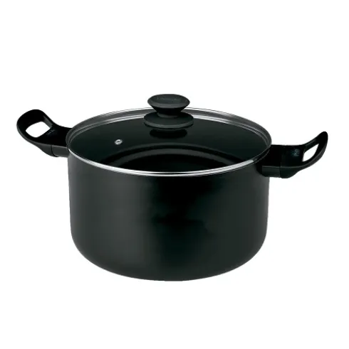 Olla Aluminio Alta con Tapa Luxe