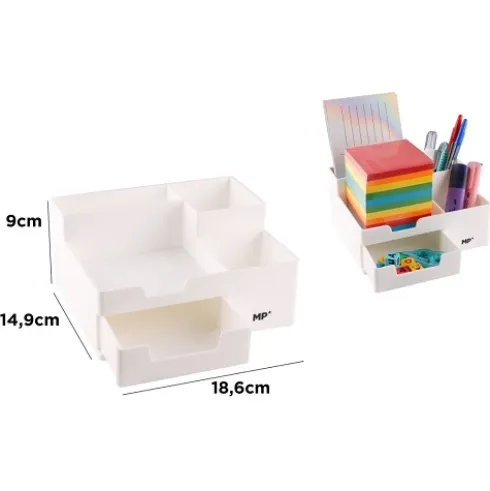 Organizador de Escritorio Blanco