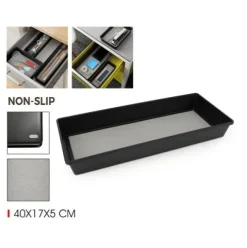 Organizador Rectangular Non-Slip 40x17cm