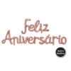 Pack Globo Mylar Feliz Aniversario