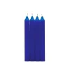 Pack 4 Velas Cilindrica Azul
