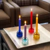 Pack 4 Velas Cilindrica Lila