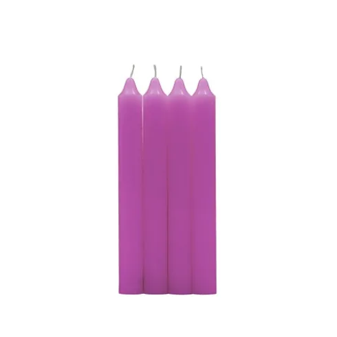 Pack 4 Velas Cilindrica Lila