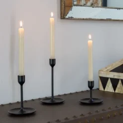 Pack 4 Velas Cilindrica Rojo