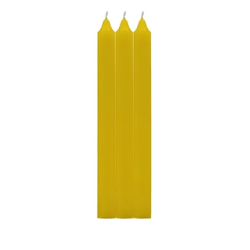 Pack 3 Velas Cirio Amarillo