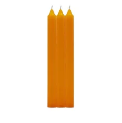 Pack 3 Velas Cirio Naranja