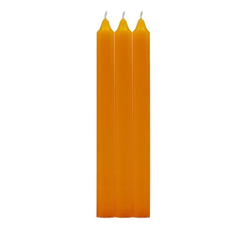 Pack 3 Velas Cirio Naranja