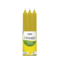 Pack 3 Velas Perfumadas Citronela
