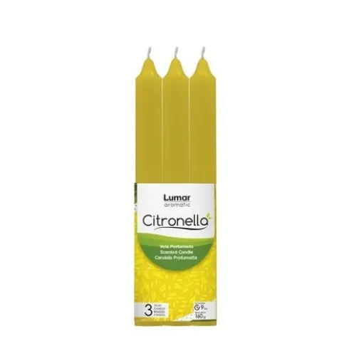 Pack 3 Velas Perfumadas Citronela