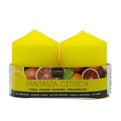 Pack 2 Velas Tacos Perfumada Cítrico