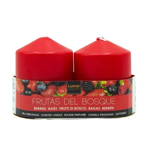Pack 2 Velas Tacos Perfumada Frutas del Bosque