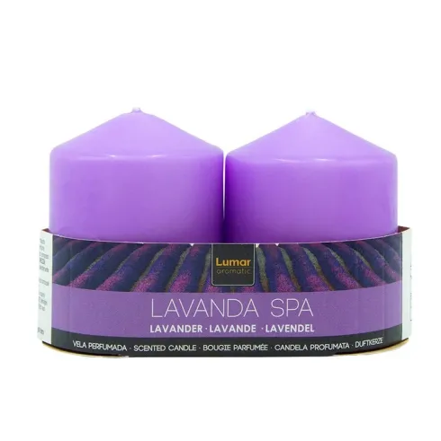 Pack 2 Velas Tacos Perfumada Lavanda