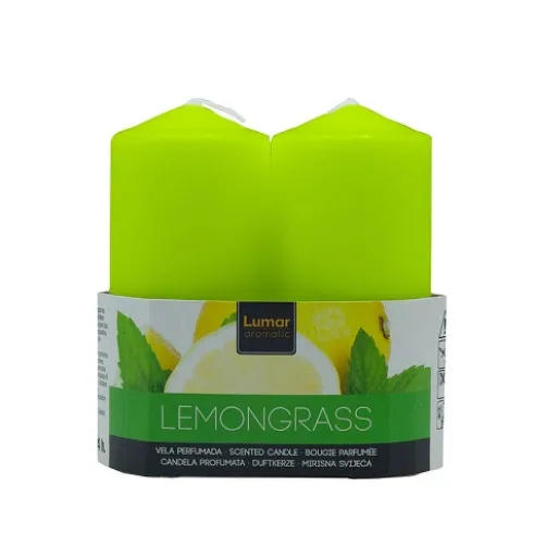 Pack 2 Velas Tacos Perfumada Lemongrass