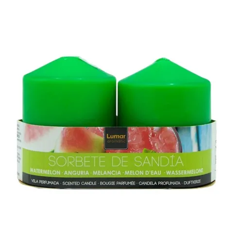 Pack 2 Velas Tacos Perfumada Sandía