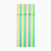 Pajita Plástico PP Reutilizable Flexible Multicolor 21cm 150uds