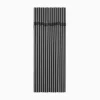 Pajita Plástico PP Reutilizable Flexible Negro 21cm 150uds