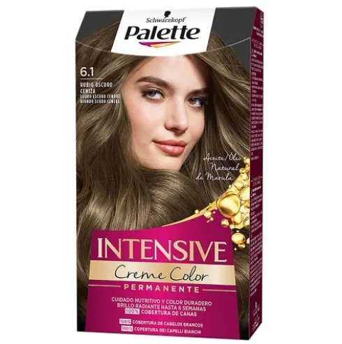 Palette Intensive Tinte 6.1 Rubio Oscuro Ceniza