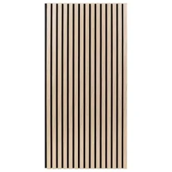 Panel Mural Colva MDF Efecto Madera Clara 60x120cm