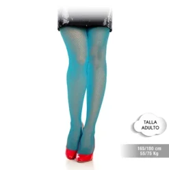 Panty Red Fina Azul Fosforito
