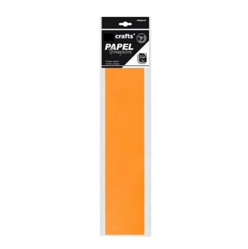 Papel Crespón 50X200CM Naranja Claro