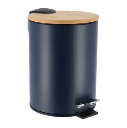 Papelera Pedal 3L – Azul Oscuro