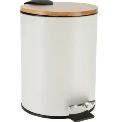 Papelera Pedal 3L – Blanco