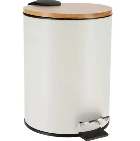 Papelera Pedal 3L – Blanco