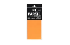 Papel Fluorescente 50X66CM 5U Naranja Claro