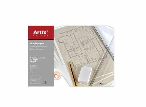 Papel Milimetrado A4 10H 90G