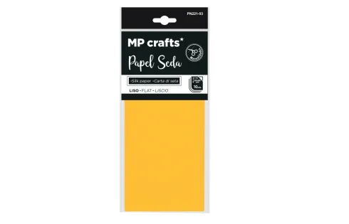 Papel Seda 50X66CM 10U Amarillo