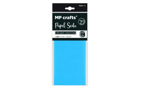 Papel Seda 50X66CM 10U Azul