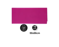 Papel Seda 50X66CM 10U Magenta