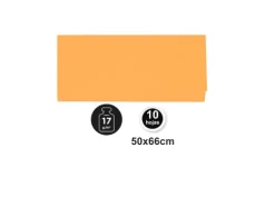 Papel Seda 50X66CM 10U Naranja Claro
