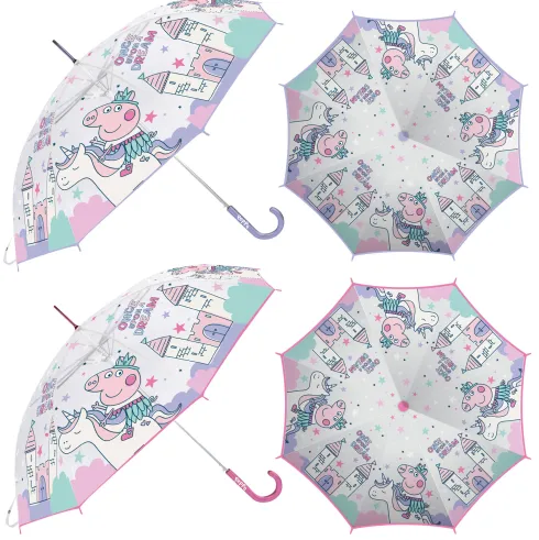 Paraguas EVA Transparente Peppa Pig