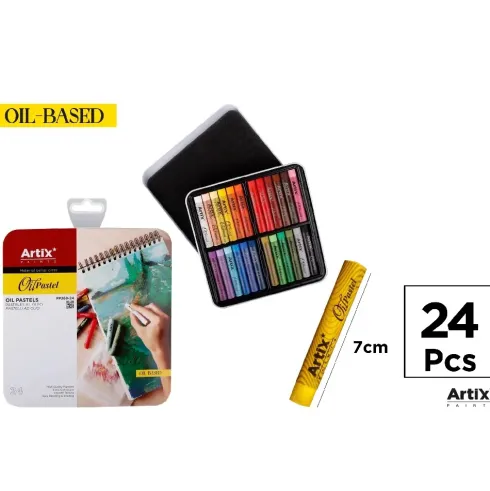 Pastel al Óleo 24 Colores