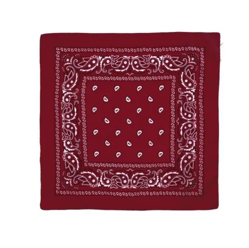 Pañuelo Paisley Granate