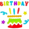 Pegatina De Gel 20*20 Cumple