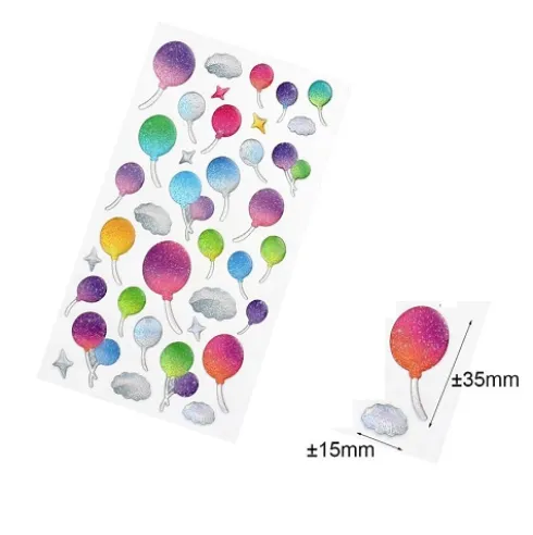 Pegatinas Adhesivas Creativas Globos