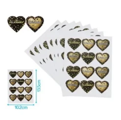 Pegatinas Adhesivas Felicidades 10pcs