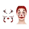 Pegatinas Faciales Payaso 13x15cm
