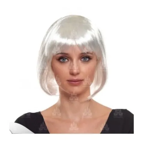 Peluca Bob Blanca
