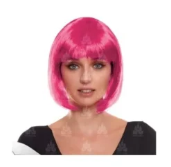 Peluca Bob Fucsia