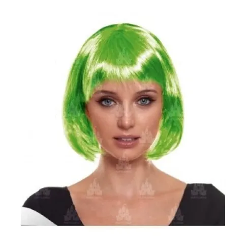 Peluca Bob Verde