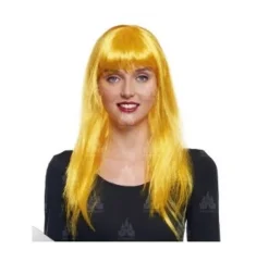 Peluca Lisa Amarillo