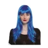 Peluca Lisa Azul Oscuro