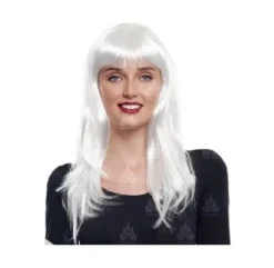 Peluca Lisa Blanca