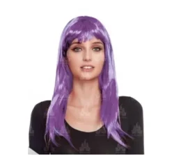 Peluca Lisa Morada